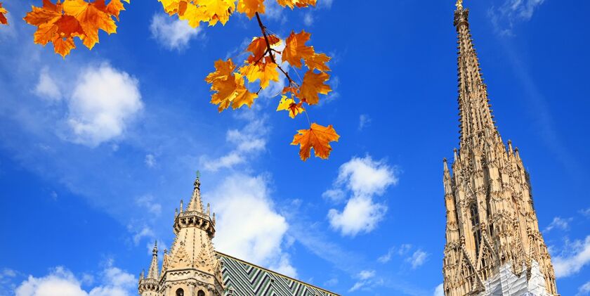 Wien im Oktober Domkirche St. Stephan