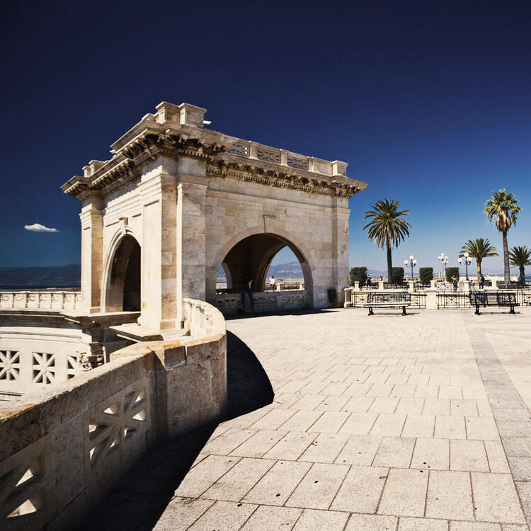 Bastione San Remy in Cagliari | Italien