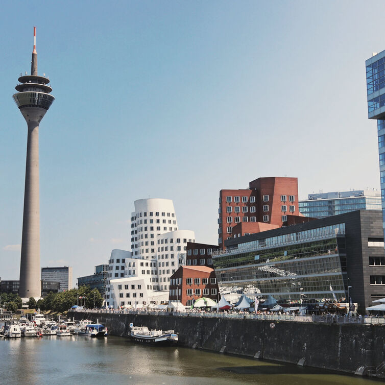 Duesseldorf's architecture.