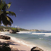 Traumstrand auf der Insel Barbados