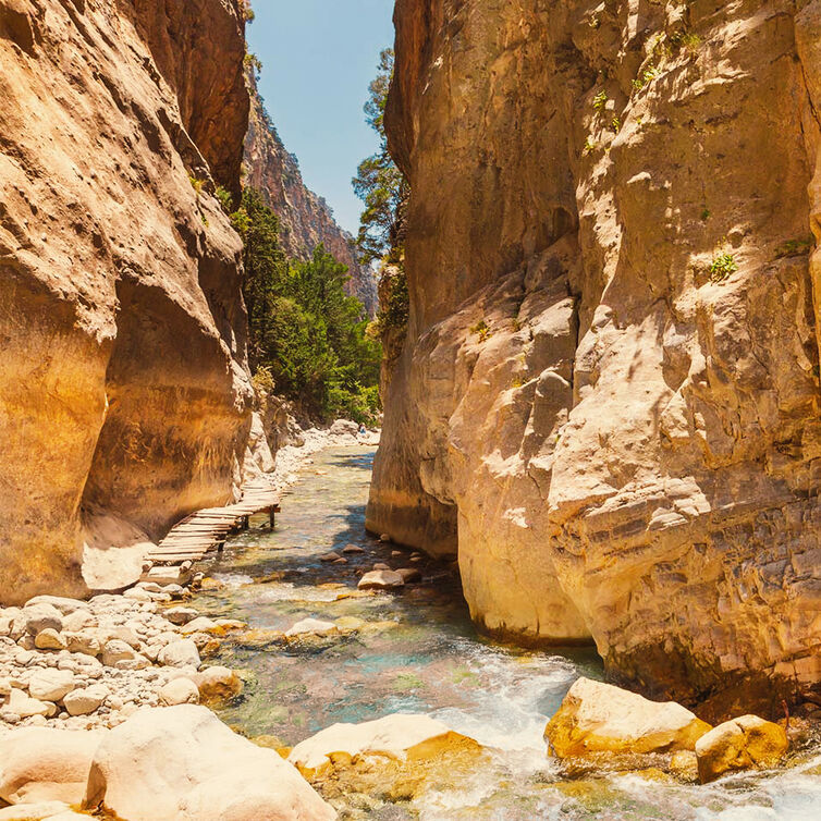 Samaria-Schlucht auf Kreta