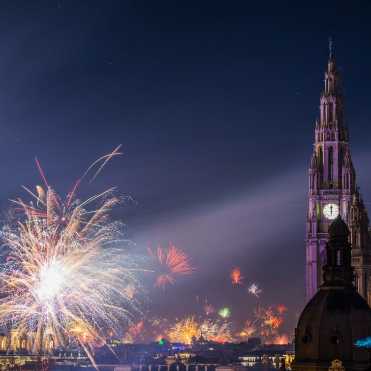 Wien Silvesterfeuerwerk Wien Silvesterfeuerwerk