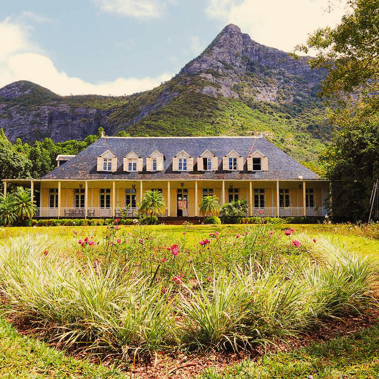 Maison Eureka Haus im Park von Mauritius