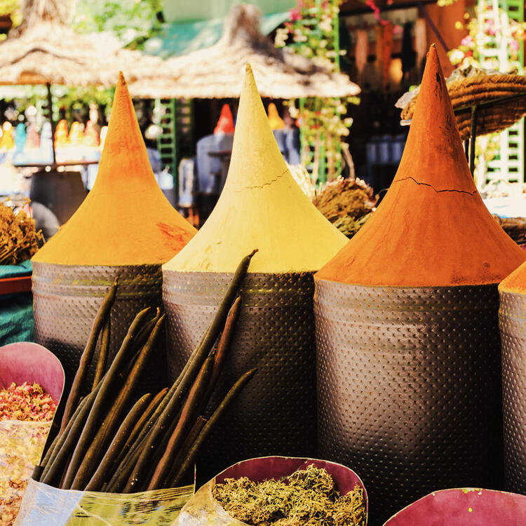 Shoppen in der arabischen Mall die Souks