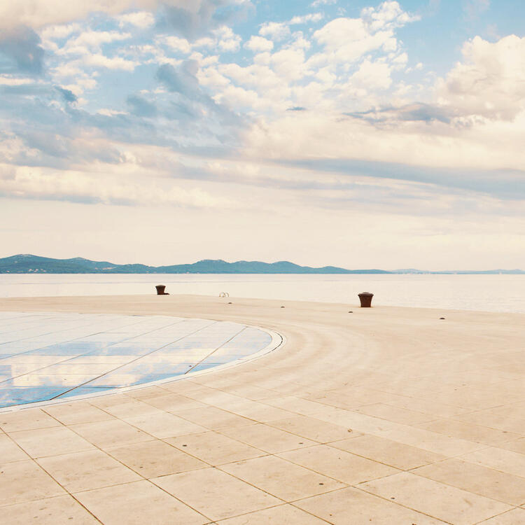 Platz "Gruß an die Sonne" in Zadar - Kroatien