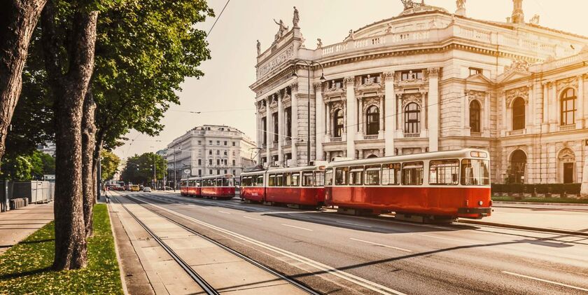 Wien Ringstraße mit Tram