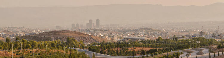 Blick über Sulaymaniyah