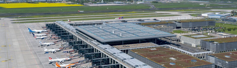 Berlin Flughafen Luftbild des Berliner Flughafens