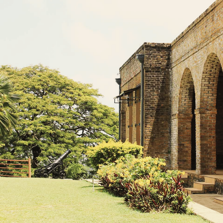 Geschichte entdecken auf Tobago Fort King George kleine Antillen Insel Tobago