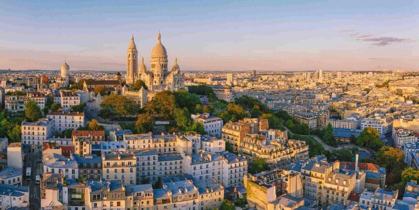 Montmartre mit Sacré-Coeur Paris