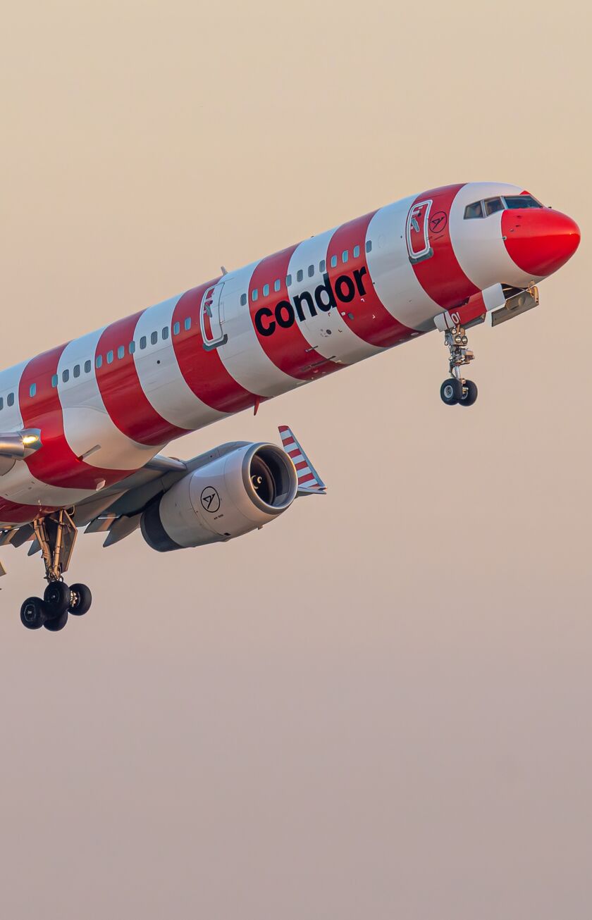Abschiedsflug der Condor Boeing 757