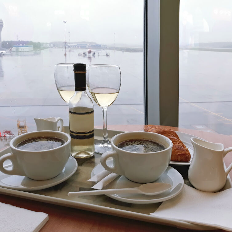 Die VIP Flughafen Lounge am Flughafen Lanzarote