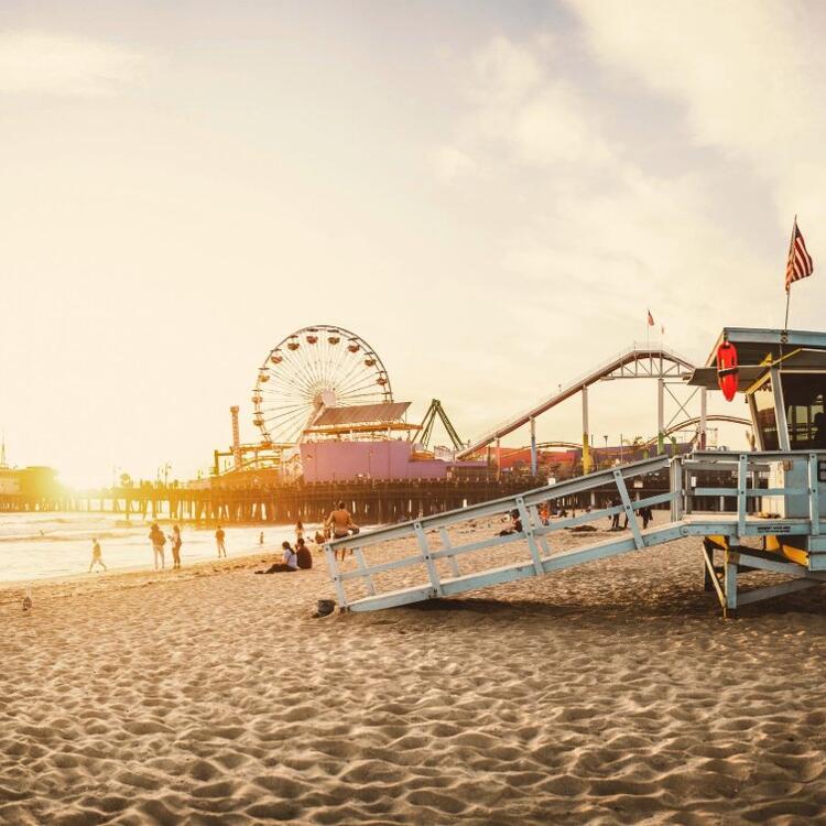 Santa Monica Pier Los Angeles Kalifornien