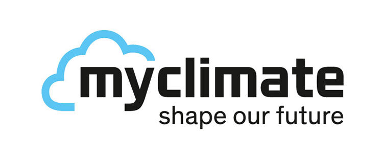 myclimate Logo vom Kooperationspartner myclimate