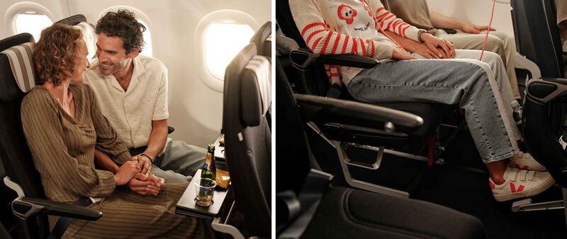 Las cómodas ventajas de la Premium Economy Class: asientos más confortables con más espacio y espacio para las piernas