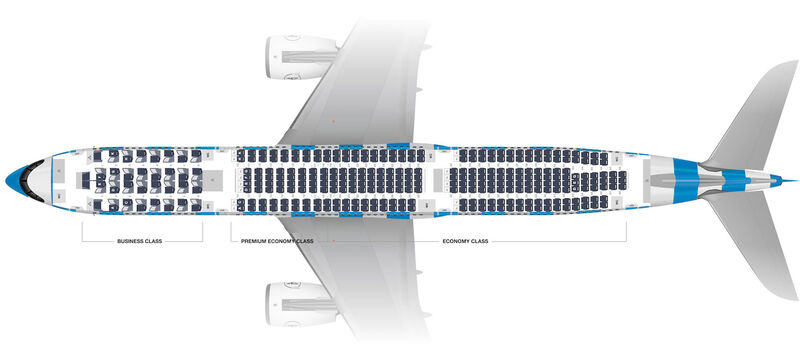 Condor Airbus A330neo Seatmap
