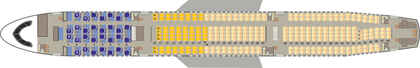 Condor Airbus A330neo Seatmap