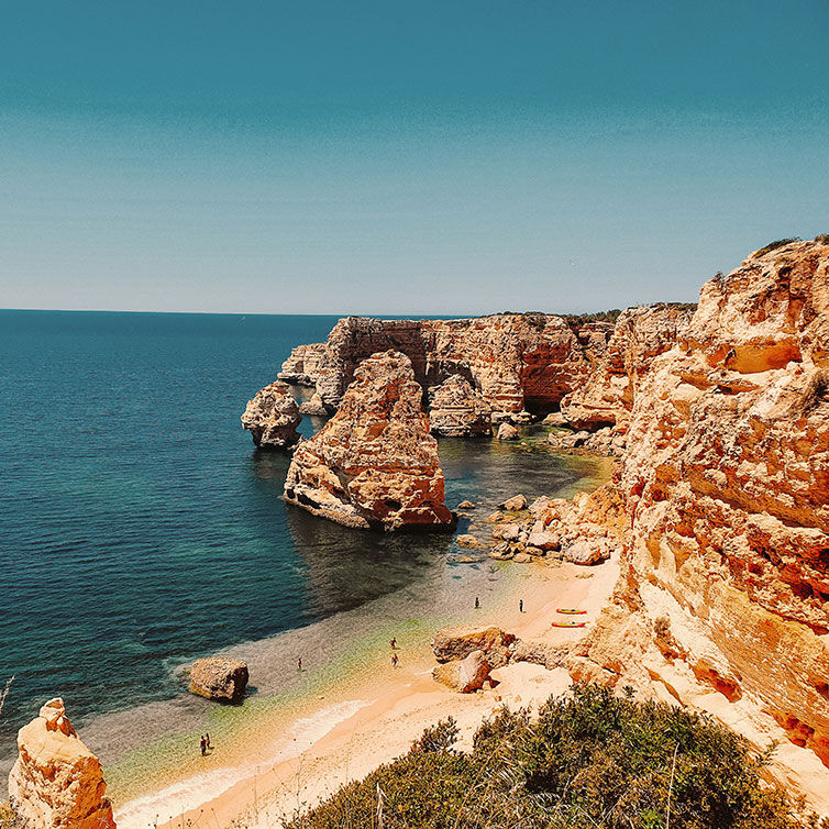 Bay near Faro, Algarve (Portugal)