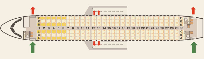Airbus A320-200 seatmap