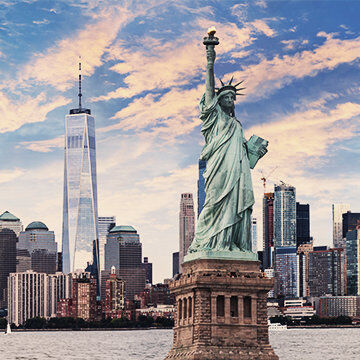 New York (JFK), Freiheitsstatue. Freiheitsstatue (New York), Condor Ziel