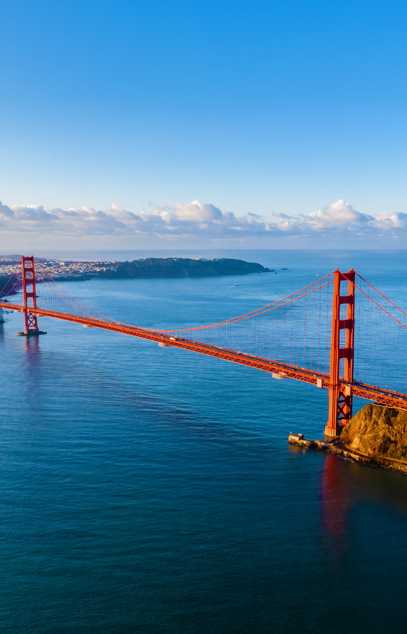 Golden Gate Bridge against a spectacular sky