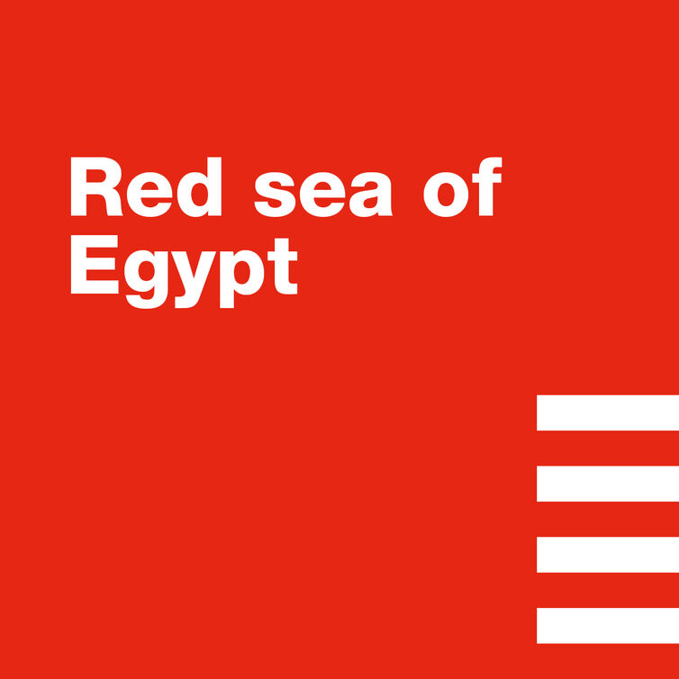 striped week Egypt on red tile