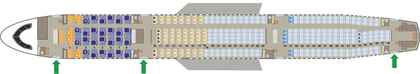 Condor Airbus A330neo Seatmap