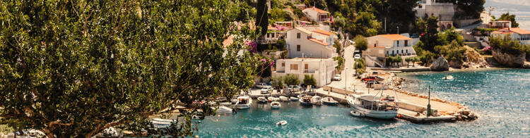 Klein dorp in Split