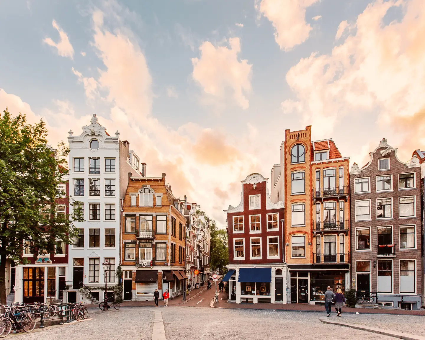 Maisons de canal historiques au cœur d'Amsterdam