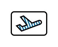 Illustration de Condor Card. Un avion est en train de décoller. 