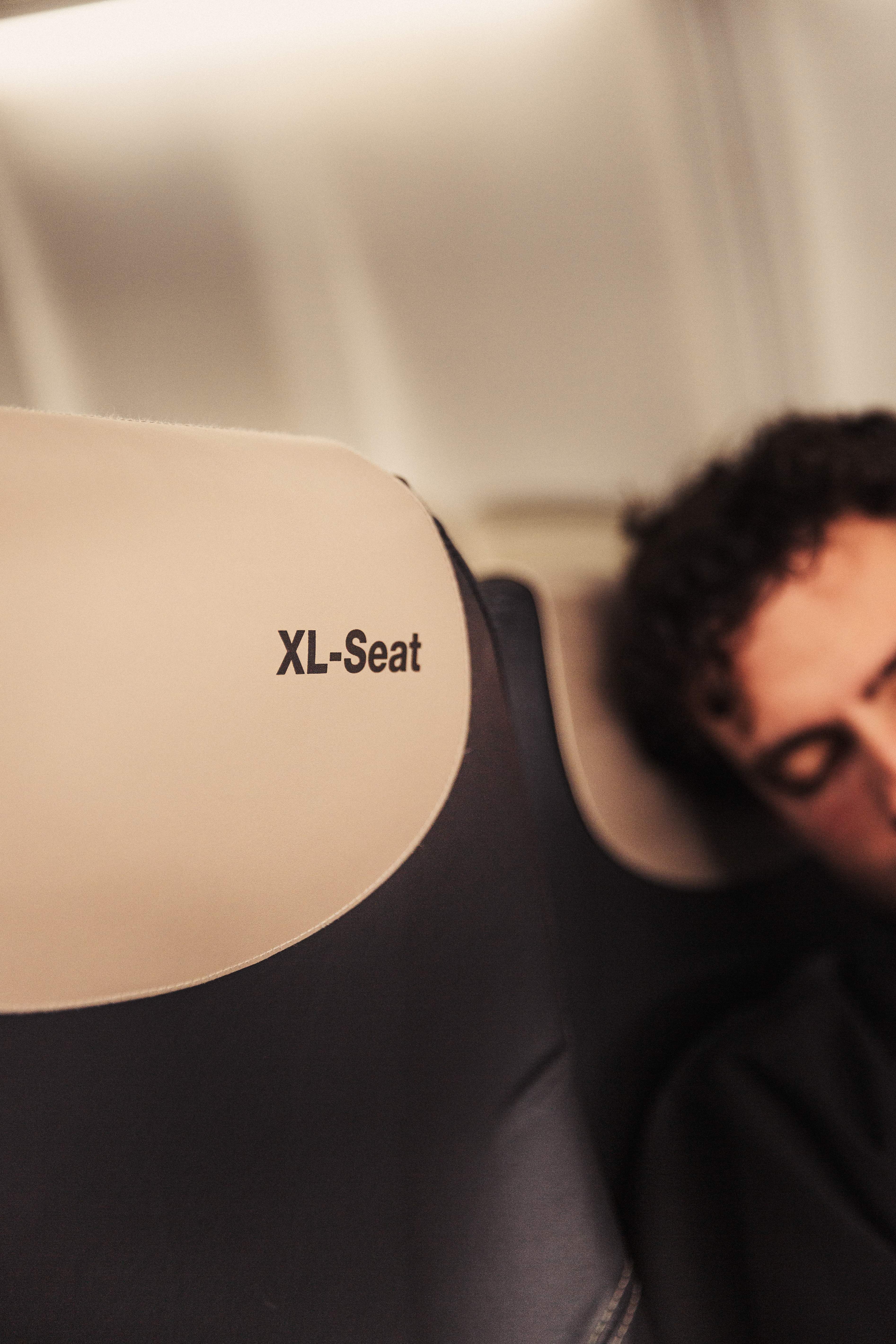Primer plano del asiento XL