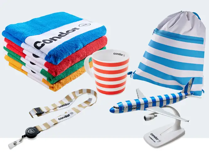 Vários produtos da Condor Shop num relance
