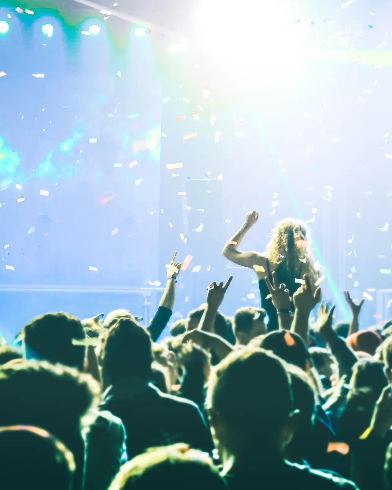 Live-Konzert – Festivalstimmung mit begeistertem Publikum