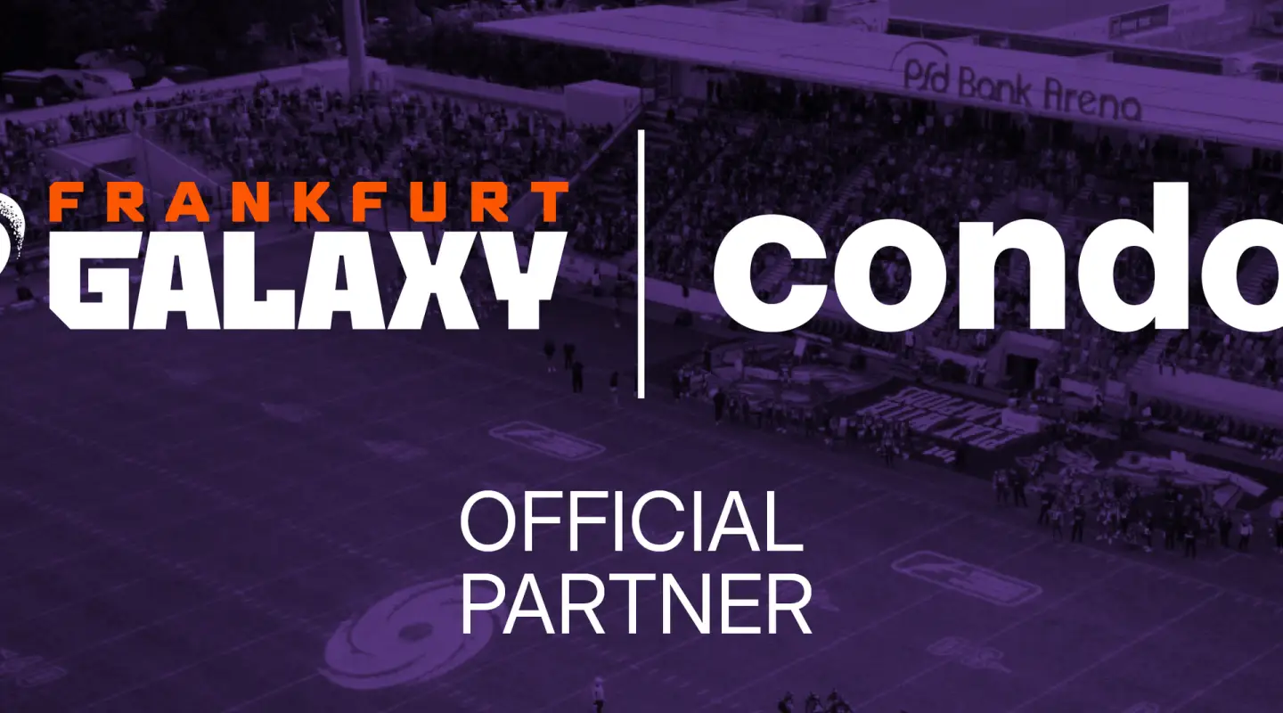 Condor ist offizieller Partner des American-Football-Teams Frankfurt Galaxy.
