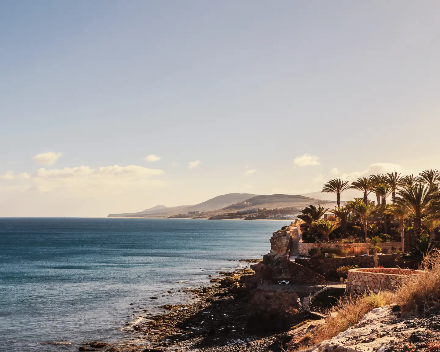 Ausblick auf das Meer in Fuerteventura