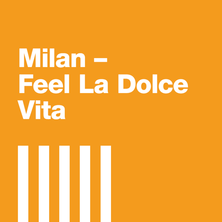 striped week. Italy. Milan