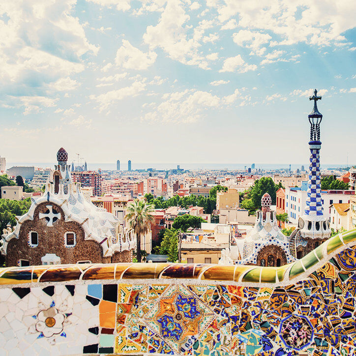 Park Güell, in Barcelona