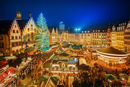 The Christmas Market in Frankfurt/Main in full bright