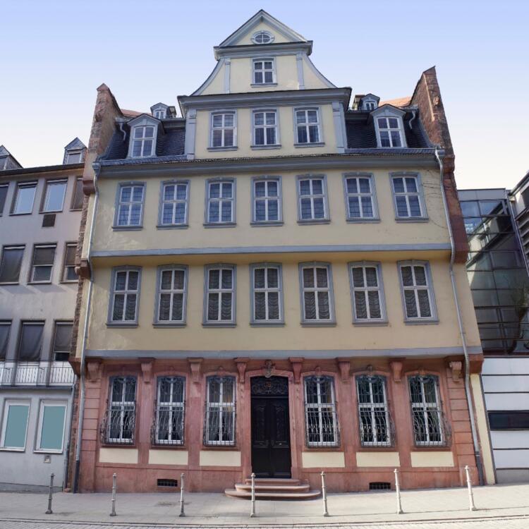 Facade of the Goethe House in Frankfurt