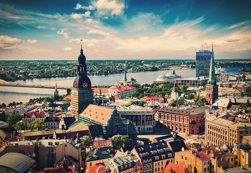 Flights to Riga (RIX) Riga, city view