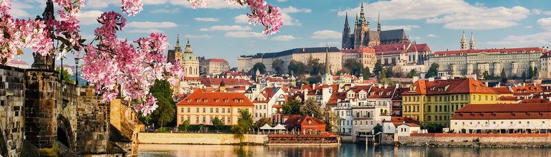 Prague Waterfront View Prague Waterfront View