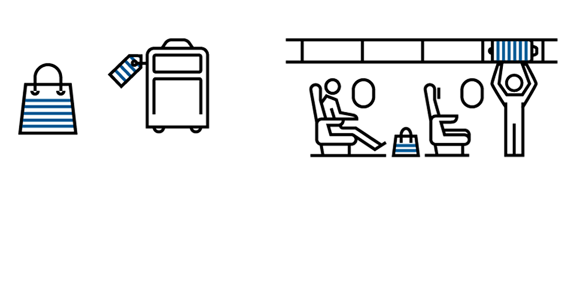 Even more convenience, even more relaxation. Reserve overhead bin now!